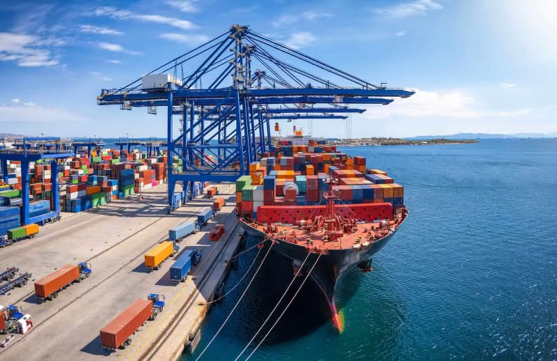 porte containers dans un port2